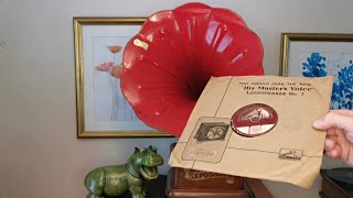 Mooning Queens Dance Orchestra Hmv 78Rpm Jack Hylton Exposicion Horn Gramophone Hmv5A Speaker