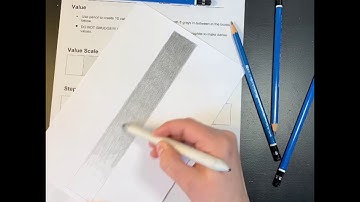 Value In Drawing: Value Scale Part 2
