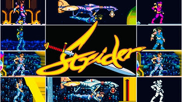 ⚔STRIDER⚔(1989) Versions Comparison|HD|60FPS