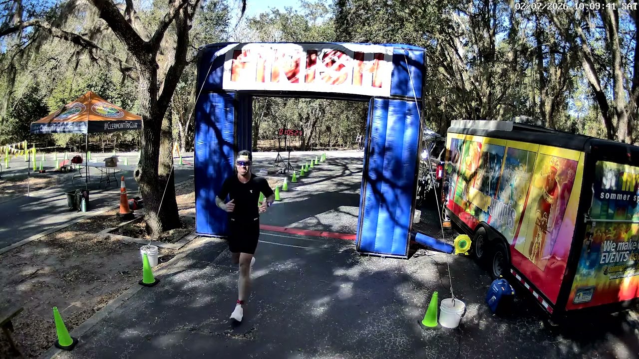 2026 Super Bowl Duathlon Finish Line Video