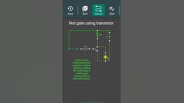 designing and simulating not gate using transistor #technology, #engineering #electronics #digital