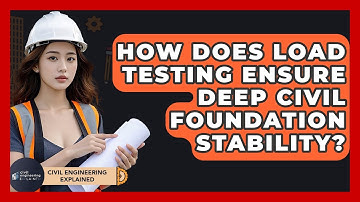 How Does Load Testing Ensure Deep Civil Foundation Stability? - Civil Engineering Explained