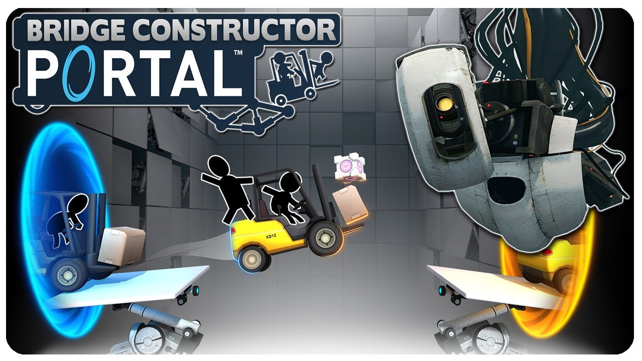 Portal m33ts Polybridge! GLaDOS Returns! | Bridge Constructor Portal ...