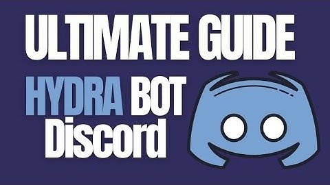 How to Add and Use Hydra Bot on Discord Server | Hydra Bot Commands Tutorial
