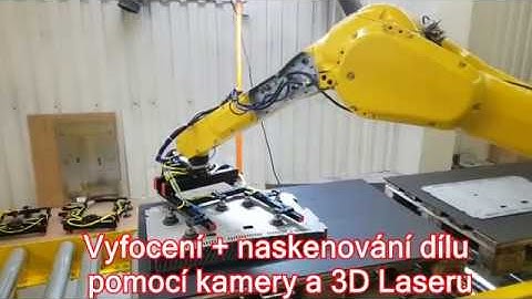 Automatizace lisu Haeger pomocí robota Fanuc s 3DL Vision