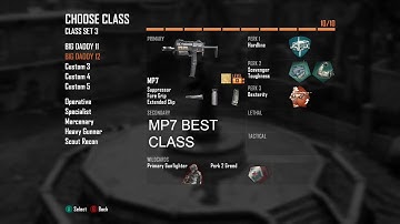 BO2: Call of Duty Black Ops 2 BEST CLASS SETUP MP7