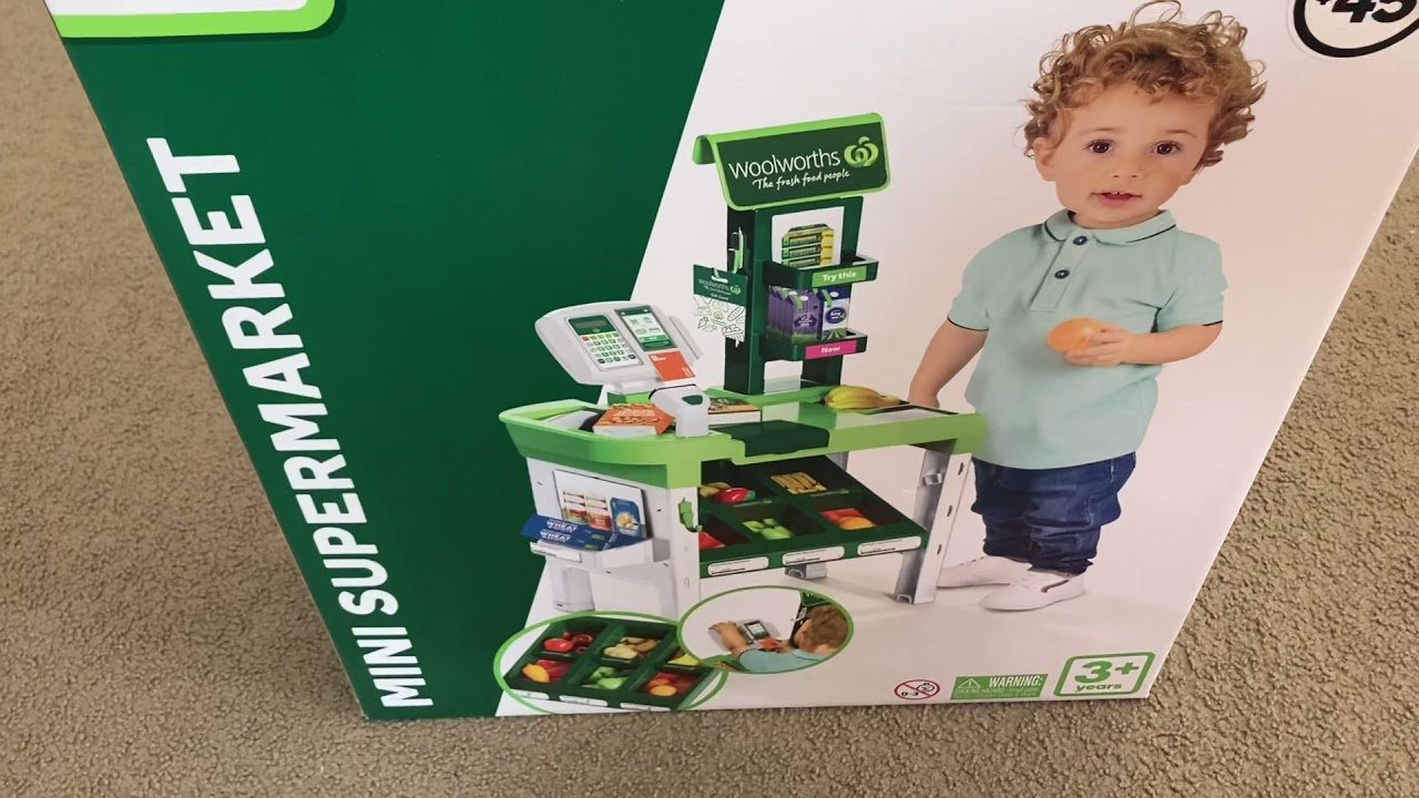 NEW Woolworths Mini Supermarket Unboxing CHRISTMAS TOY OPTION?