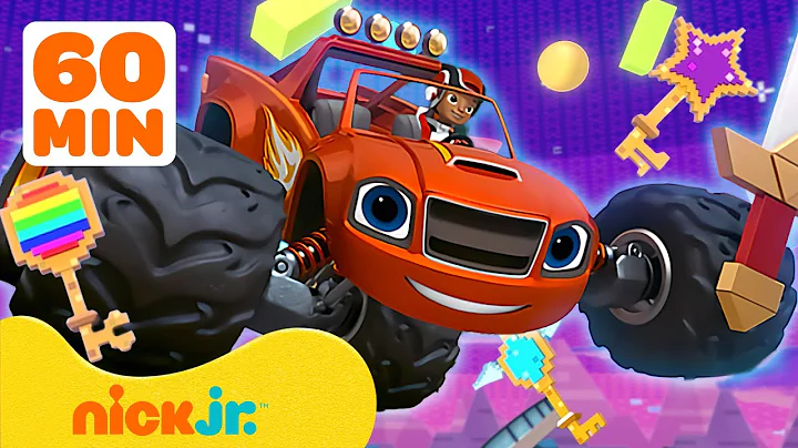Blaze and the Monster Machines Video Game Rescues! 🎮 60 Minutes | Nick Jr.