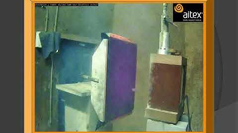 VOLCANO Flame Retardant fabric is tested to Electric Arc - EN 61482 test (AITEX lab, Spain)