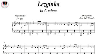 Lezginka In C minor, Лезгинка, Piano