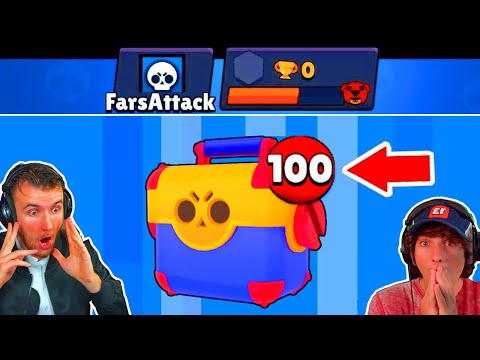 we open a WORLD RECORD of MEGA BOXES on a 0 ACCOUNT TROPHY Battle Pack Opening Brawl Stars!