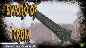 Sword of Crom Buffed - Conan Exiles - Testlive 2019