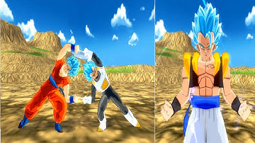 Fusion Gogeta Fukkatsu No F Super Saiyan God DBZ Budokai Tenkaichi 3 Mod【HD】