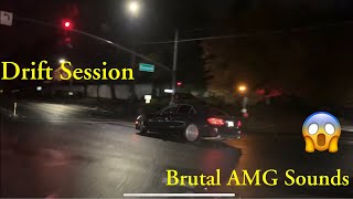 E63 Amg Drift Session Loud Brutal Sound Drifts, Powerslides