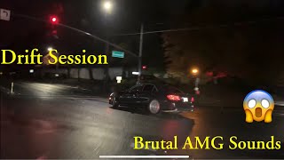 E63 AMG Drift Session (LOUD Brutal Sound) drifts, powerslides