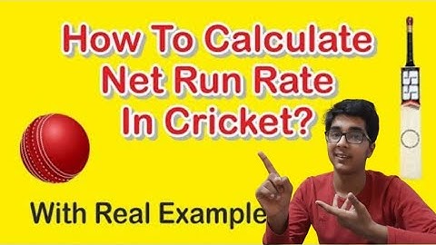 How To Calculate Net Run Rate Explained With Example and Formula |NNR is Used in All ICC Tournaments