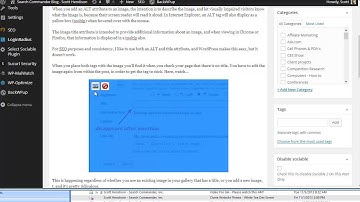 Wordpress  - Broken Image Titles