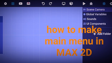 how to create main menu in MAX 2D | devlog (Eng and Indo Sub)