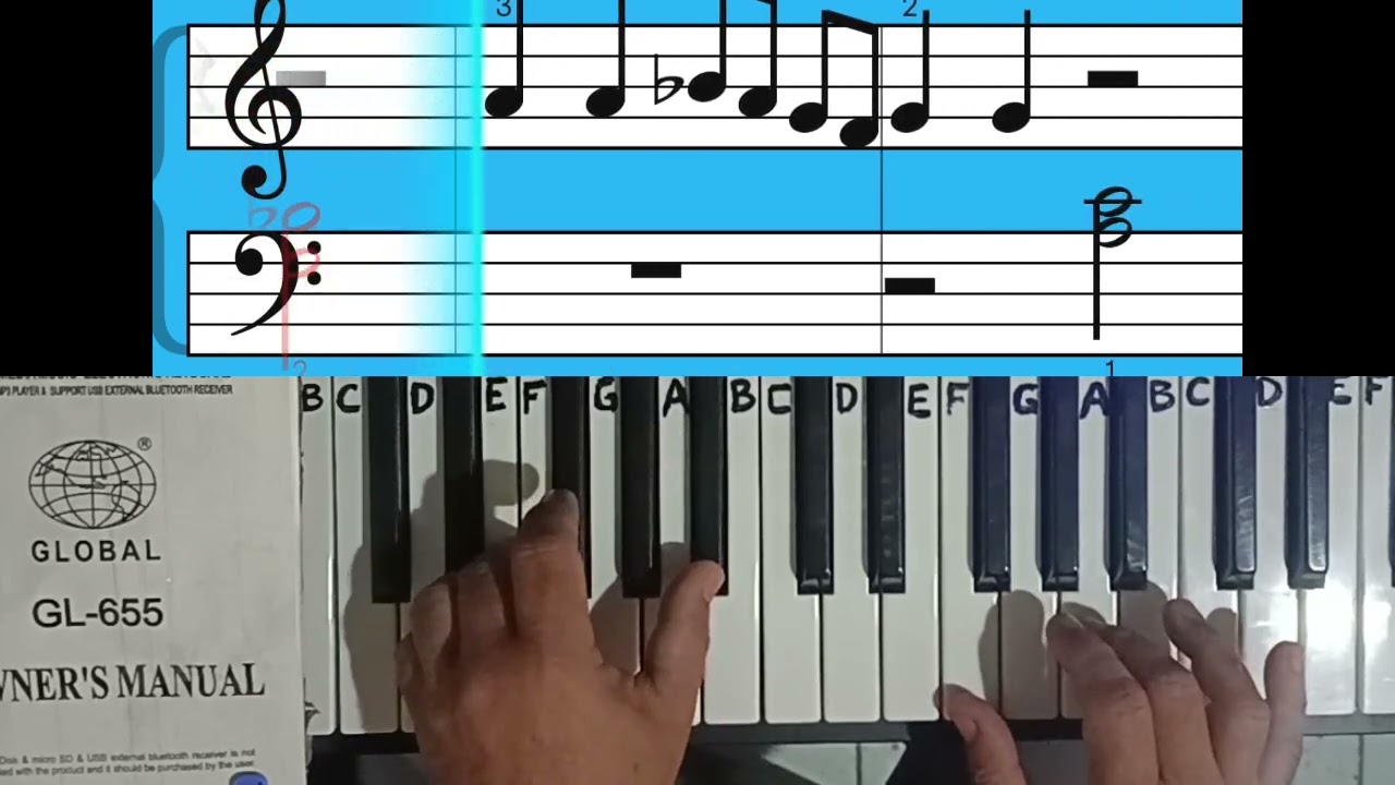 Кавер-версия песни Hotline Bling (Drake) на фортепиано.