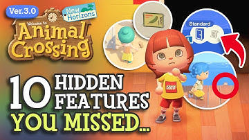 Hidden Features You Missed! - ACNH 3.0 Update Details