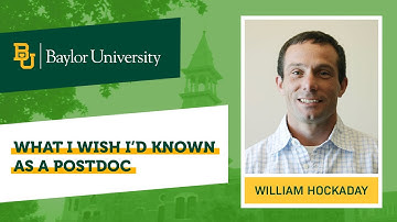 William Hockaday | What I Wish I