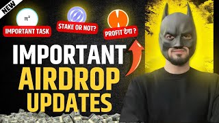 Important Airdrop Updates | Hemi Airdrop, Mitosis Airdrop, Pi Squared Game | Airdrop New Update