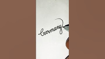 Germany country || english cursive   handwriting practice || #germany #shortsfeed #cursive #shorts🙏