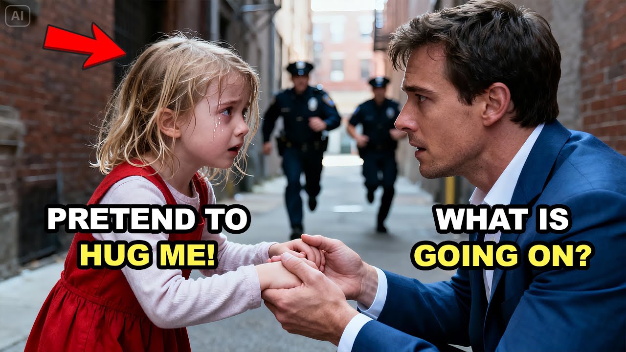 “PRETEND TO HUG ME,” A POOR GIRL BEGS A STRANGER — UNAWARE HE’S A MILLIONAIRE