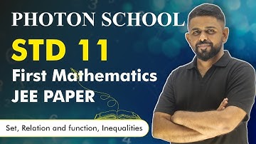 Crack JEE with This Paper! | Std 11 Photon School JEE Paper-1 Full Solution