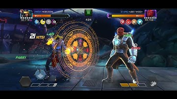 Kushala VS Red Skull - Chitonous Thorns - Sloped Armor - AW - MCOC