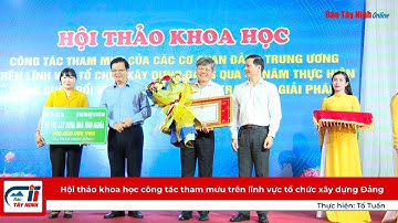 Hội thảo khoa học công tác tham mưu trên lĩnh vực tổ chức xây dựng Đảng