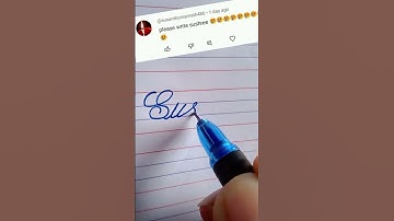 Sushree beautiful name write in cursive writing #beautiful#cursive#writing#shorts#feeds#clip