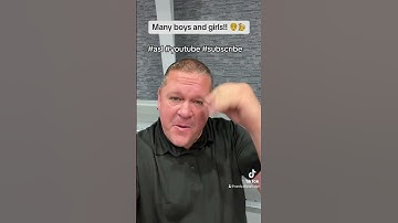 Many boys and girls! #randydignan #asl #BlessGod #blessed #coda #youtube #shorts #fyp #foryoupage