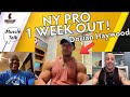 Muscle talk xlvii ny pro dorian haywood routine at 1 week out mind games during competition prep
