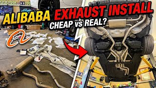 Alibaba valvetronic exhaust install on #bmw #m340i #pov #diy #tips #tricks #tools #mechanic