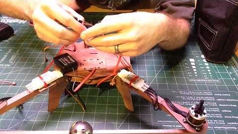 Part 2 of 4 DroneKits.us Quad Frame Build Video - Electronics Install