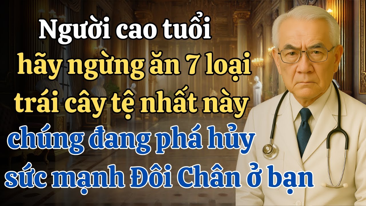 Người cao tuổi: 7 loại trái cây tệ nhất làm yếu chân và ảnh hưởng đến khả năng vận động của bạn!