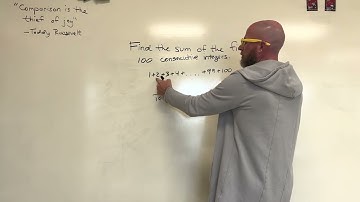 Find the sum of the first 100 integers