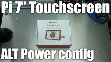 Raspberry Pi: 7" touchscreen alternate power configuration