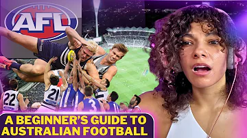 NEWBIE LEARNS AUSTRALIAN FOOTBALL: A beginner’s guide to Australian Football | AFL Reaction