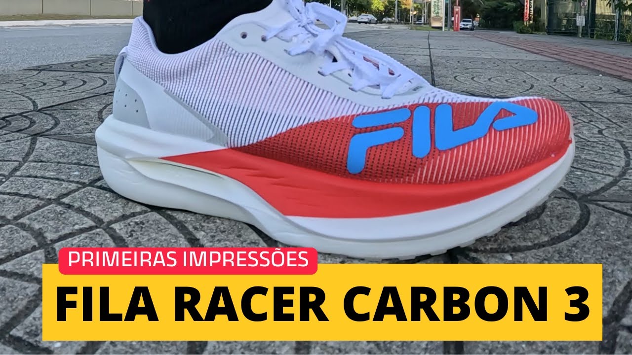 Corri com o Fila Racer Carbon 3