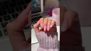 🎀lyserøde pasteller franske#dippi #negle #københavn #negle