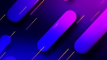 Rounded Neon 3D Purple Gradient Background Looped Animation 🔥 Free Animated Background