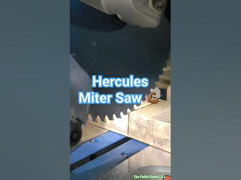 Hercules Miter Saw #mitersaw #herculestools #tools #thepalletbusiness #