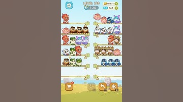 Cat Sort Puzzle: Cute Pet Game (level 218) #catsort #sonatgame #catsortpuzzle