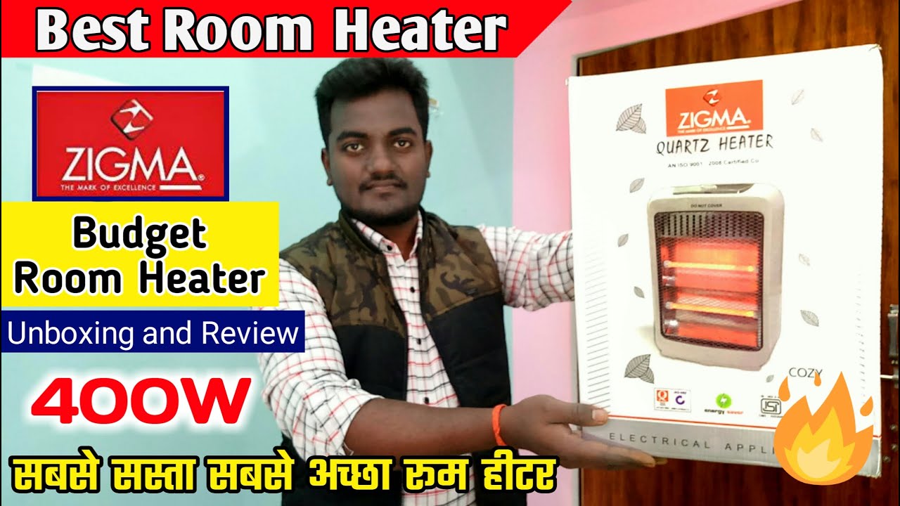 Best Room Heater | Zigma Quartz Budget Room Heater | Unboxingu0026Review -  YouTube