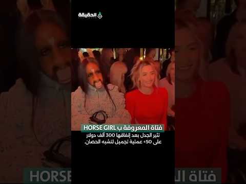 الفتاة المعروفة بـ Horsegirl تثير الجدل بعد إنفاقها 300 ألف دولار على عمليات تجميل لتشبه الحصان