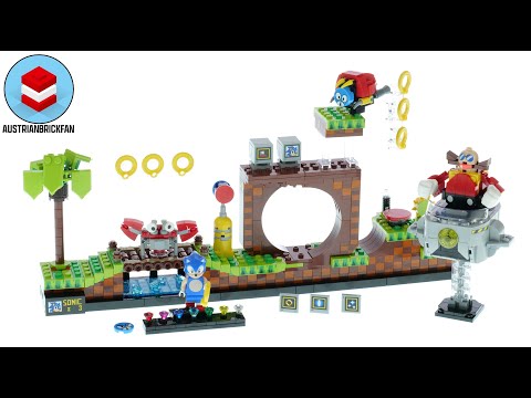 LEGO Ideas 21331 Sonic the Hedgehog - Green Hill Zone - LEGO Speed Build Review