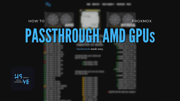 Cómo pasar una GPU a tu Hackintosh con Proxmox: La nueva forma con AMD