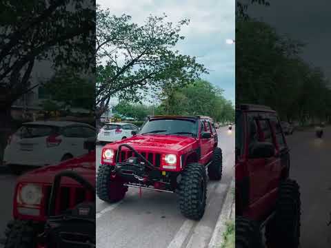 The Clean Jeep XJ With The Brightest 5x7 LED Headlights Shorts Jeepcherokeexj